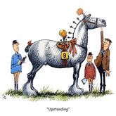 'Upstanding' Greetings Card By Thelwell